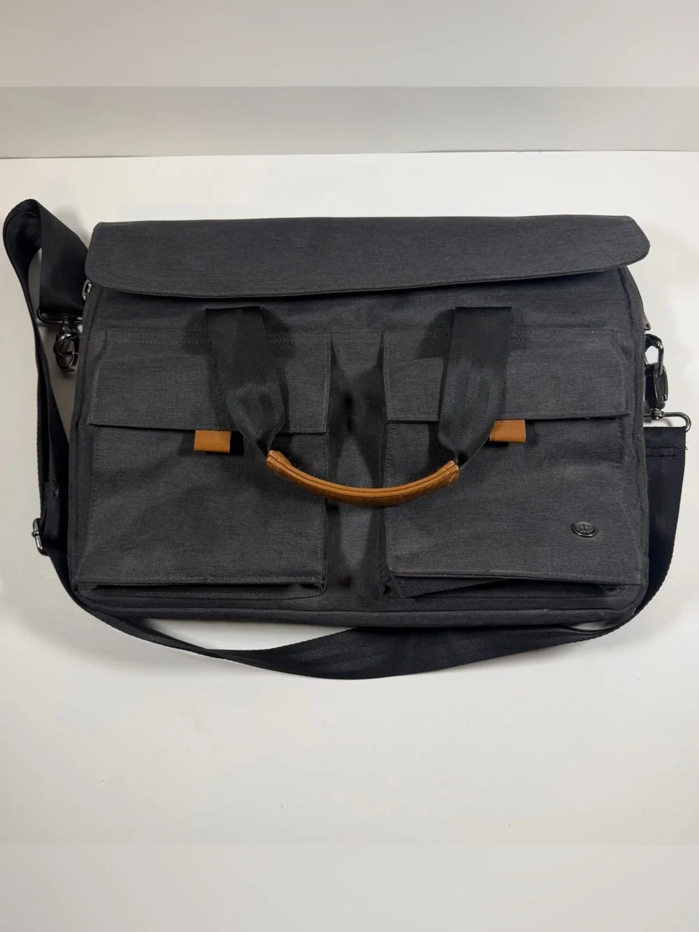 Black Men's Messenger Briefcase or laptop bag